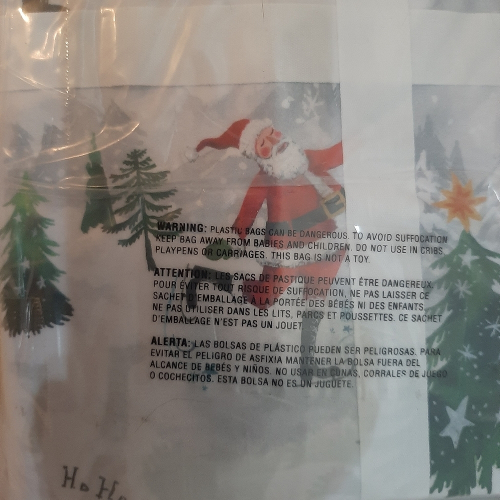 Pottery Barn Jolly Santa KING Cotton Percale Sheet Set - Picture 7 of 12